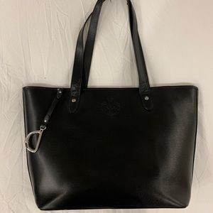 Lauren Ralph Lauren Used Black Tote Bag